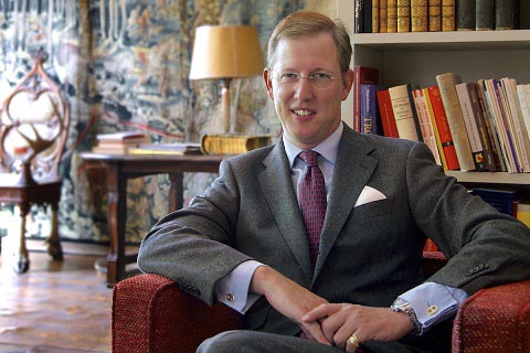 Königliche Hoheit Prinz Bernhard im Schloss Salem Königliche Hoheit Prinz Bernhard im Schloss Salem