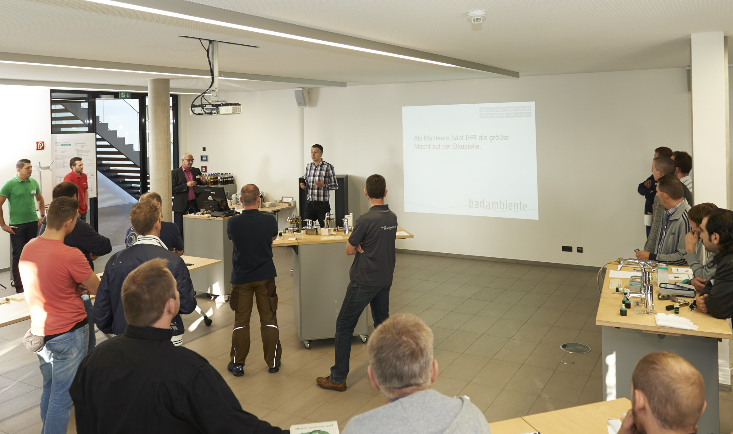 Weiterbildung wird im Handwerk groß geschrieben. 30 Handwerker nahmen an dem Workshop in Ahaus 