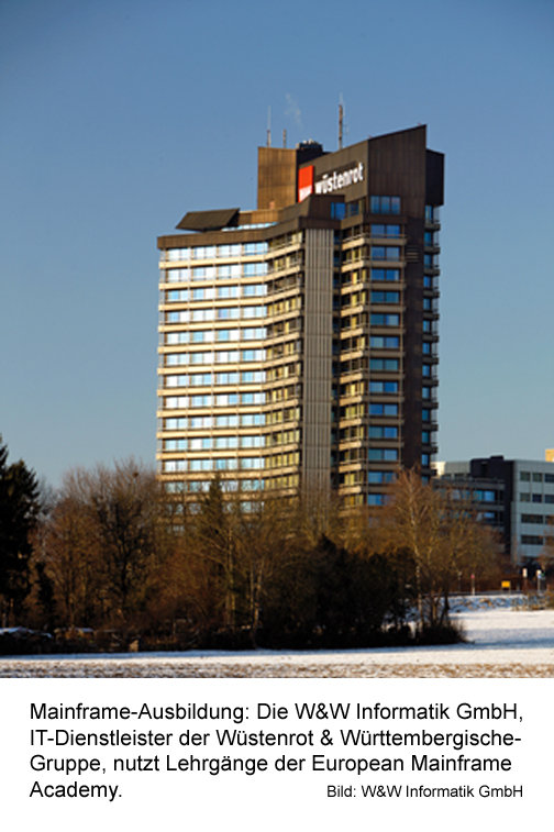 IT-Dienstleister nutzen Lehrgänge der European Mainframe Academy. Bild: W&W Informatik GmbH