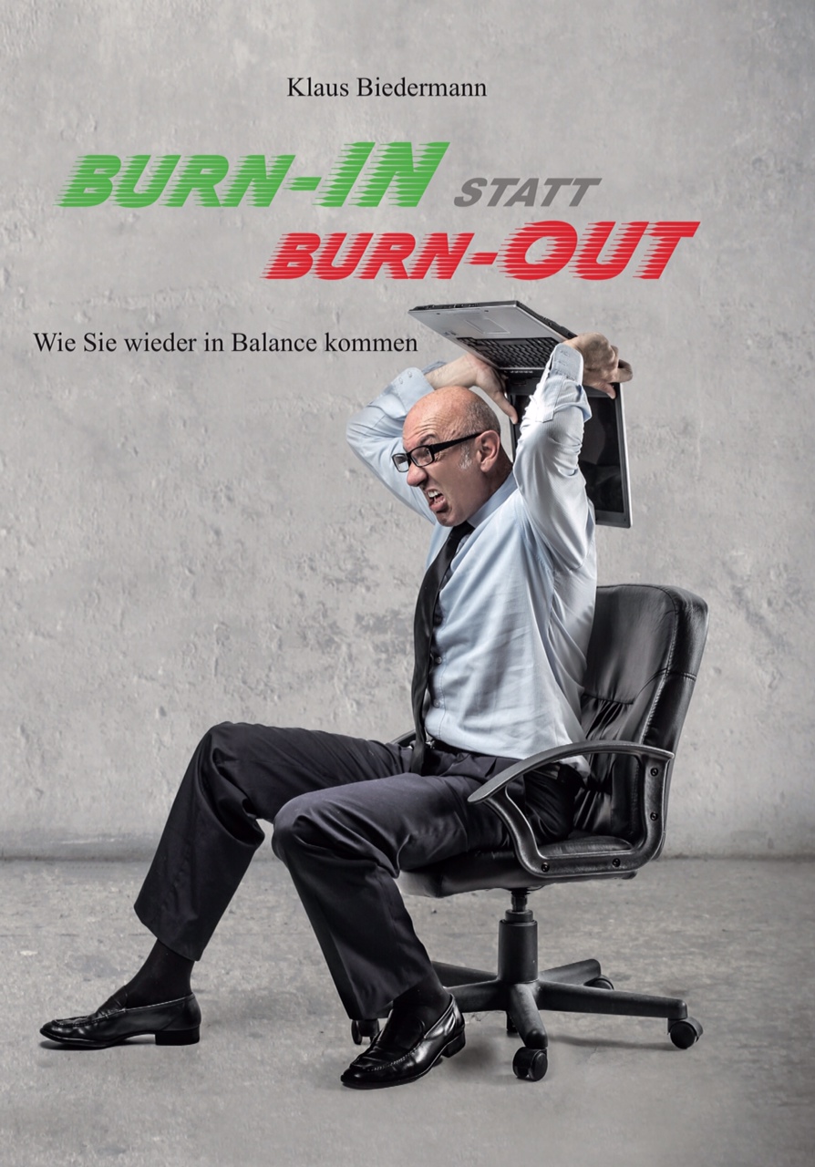 Burn-in statt Burn-out: Wie Sie wieder in Balance kommen, 240 Seiten, ISBN 978-3735720375.