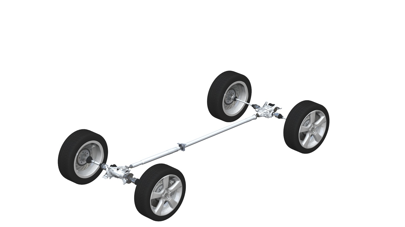 Äußerst kompakt und leicht - der neue abschaltbare Allradantrieb der GKN Driveline