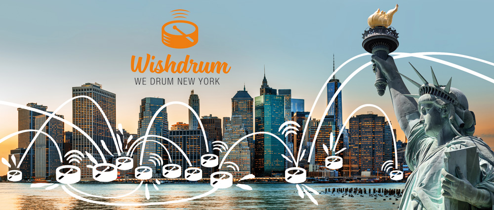 Mit der neuen Wishdrum App nach New York Mit der neuen Wishdrum App nach New York