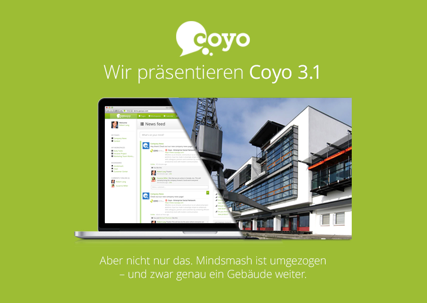 Coyo im Einsatz und neue Location