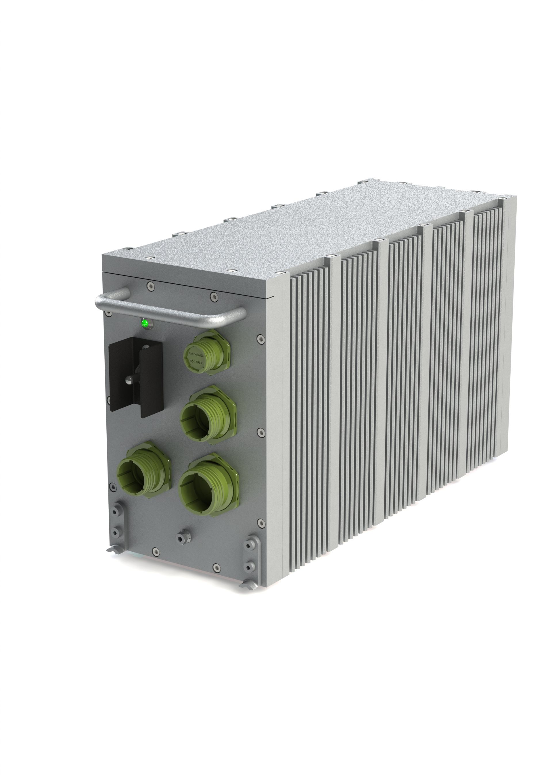 Das POLYRACK Rugged MIL 1/2 Short ATR Chassis hält rauesten Umgebungen stand.