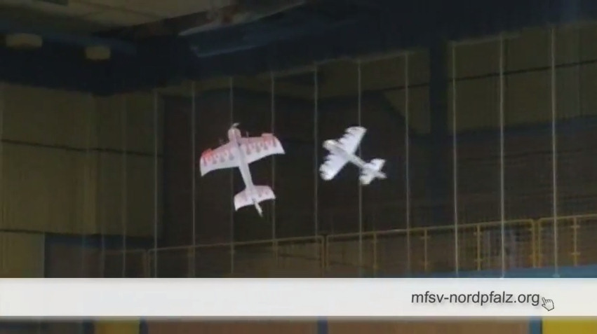 Hallenflug mit Slow- und Shockflyern, MFSV-Nordpfalz Rockenhausen
