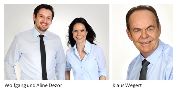 Wolfgang Dezor, Aline Dezor und Klaus Wegert Wolfgang Dezor, Aline Dezor und Klaus Wegert