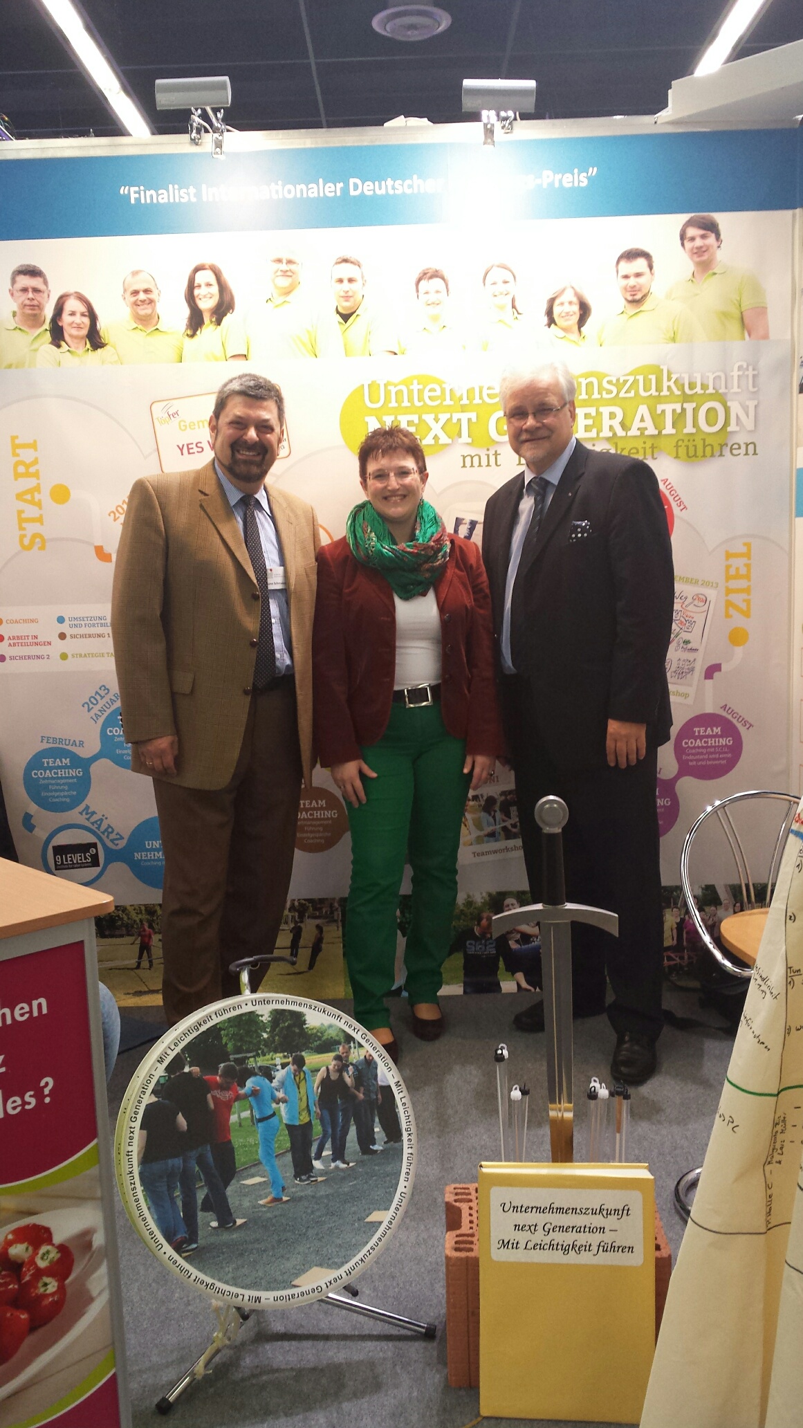 Bruno Schmalen, Miriam Weihprecht und Peter Krötenheerdt