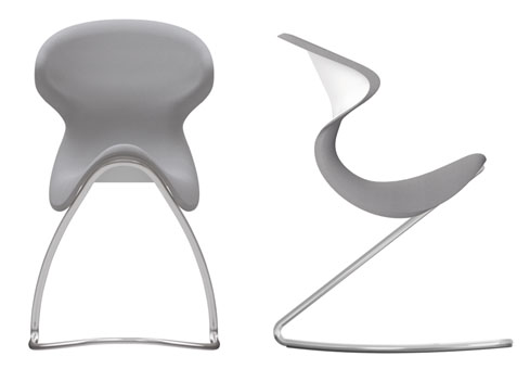 Ein Sattelstuhl mit Lehne? Ein Freischwinger? Ein Schaukelstuhl? JA! oyo ? the chair. Von aeris.