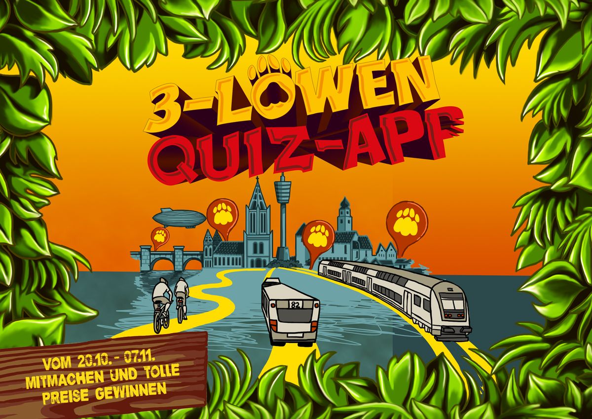 Ab dem 20. Oktober findet im Ländle das 3-Löwen-Takt-Quiz statt. Quiz-Spots sind die Haltestellen Ab dem 20. Oktober findet im Ländle das 3-Löwen-Takt-Quiz statt. Quiz-Spots sind die Haltestellen