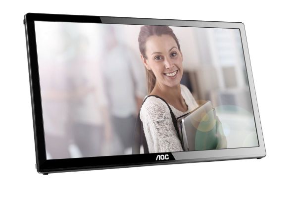 Zusätzliche Displayfläche, einfacher Transport: der AOC myConnect E1759FWU Zusätzliche Displayfläche, einfacher Transport: der AOC myConnect E1759FWU