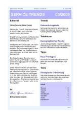 Newsletter SERVICE TRENDS 032009 Newsletter SERVICE TRENDS 032009
