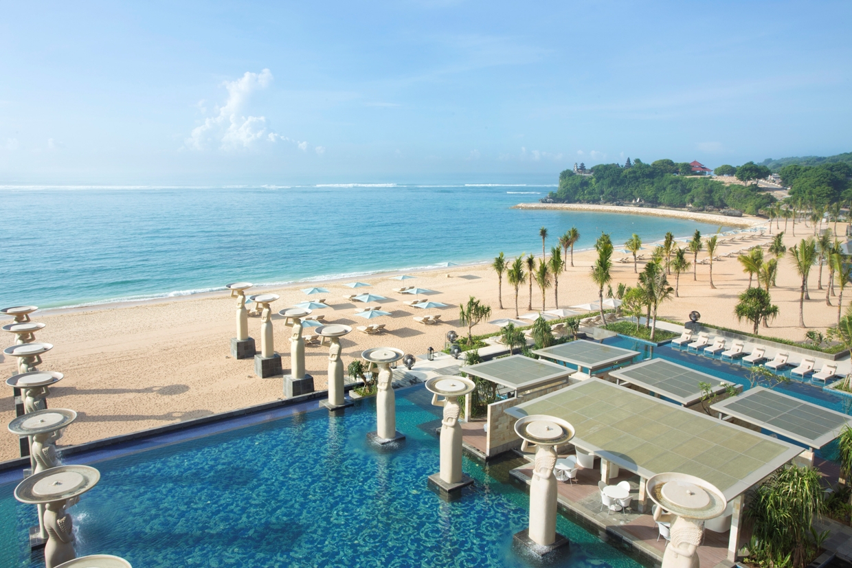Der Strand von The Mulia