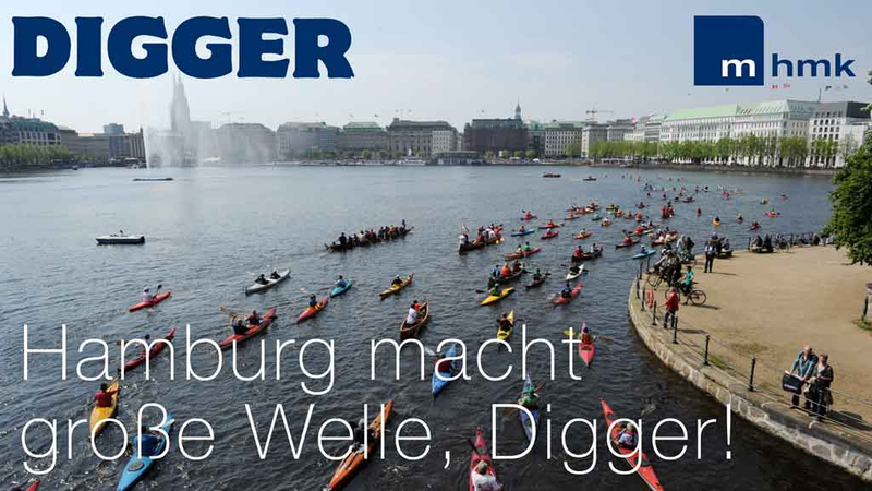 Studierende der Macromedia haben nicht nur die Wassersportler auf der Alster in Szene gesetzt. (c) M Studierende der Macromedia haben nicht nur die Wassersportler auf der Alster in Szene gesetzt. (c) M