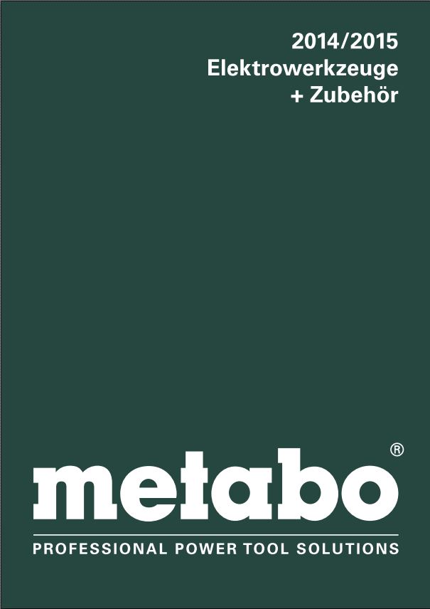 Metabo präsentiert im neuen Katalog 2014/2015 Systemlösungen für Profis. Quelle: Meta Metabo präsentiert im neuen Katalog 2014/2015 Systemlösungen für Profis. Quelle: Meta