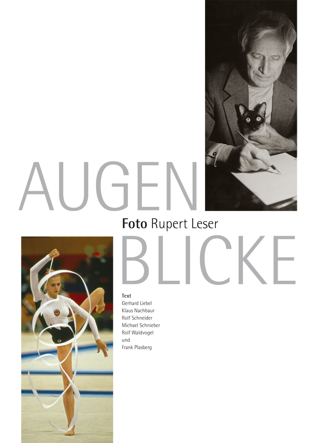 Cover des neuen Buches"Augenblicke" von Rupert Leser.