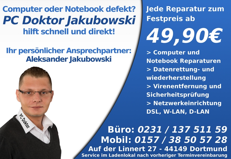PC Doktor Jakubowski Flyer PC Doktor Jakubowski Flyer