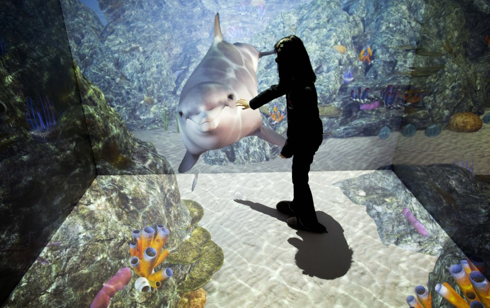 Panasonic ET-D75LE90 in der Anwendung (EON Aquarium)
