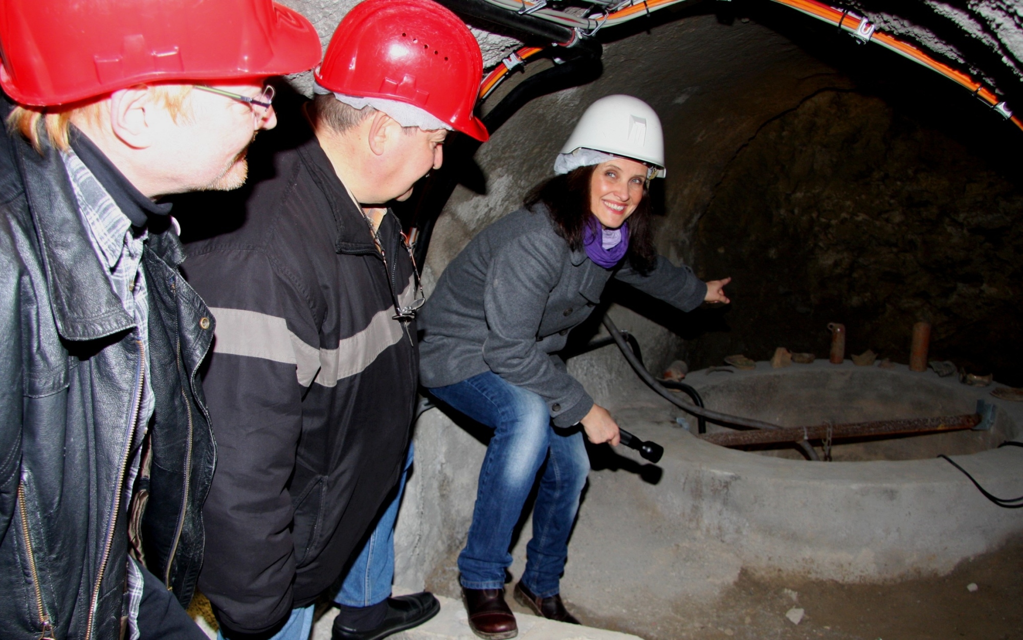 Gästebegleiter im Kellerlabyrinth Oppenheim