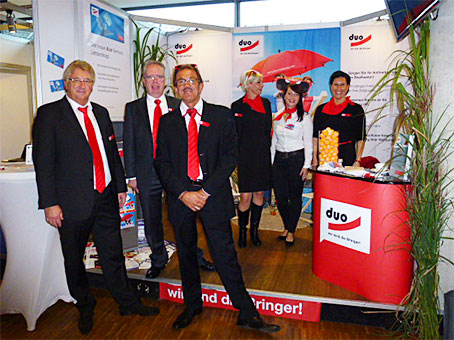 Das DUO-Team auf der Wirtschaftsmesse Hannover 2014