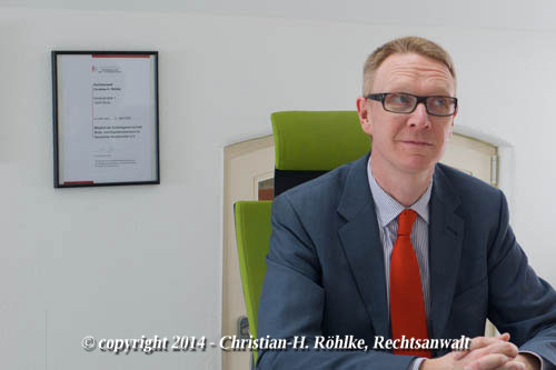 Rechtsanwalt Christian-H. Röhlke, Röhlke Rechtsanwälte Berlin