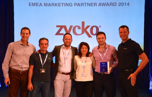 Zycko- und Lifesize-Mitarbeiter beim Lifesize-Partner-Event auf Ibiza