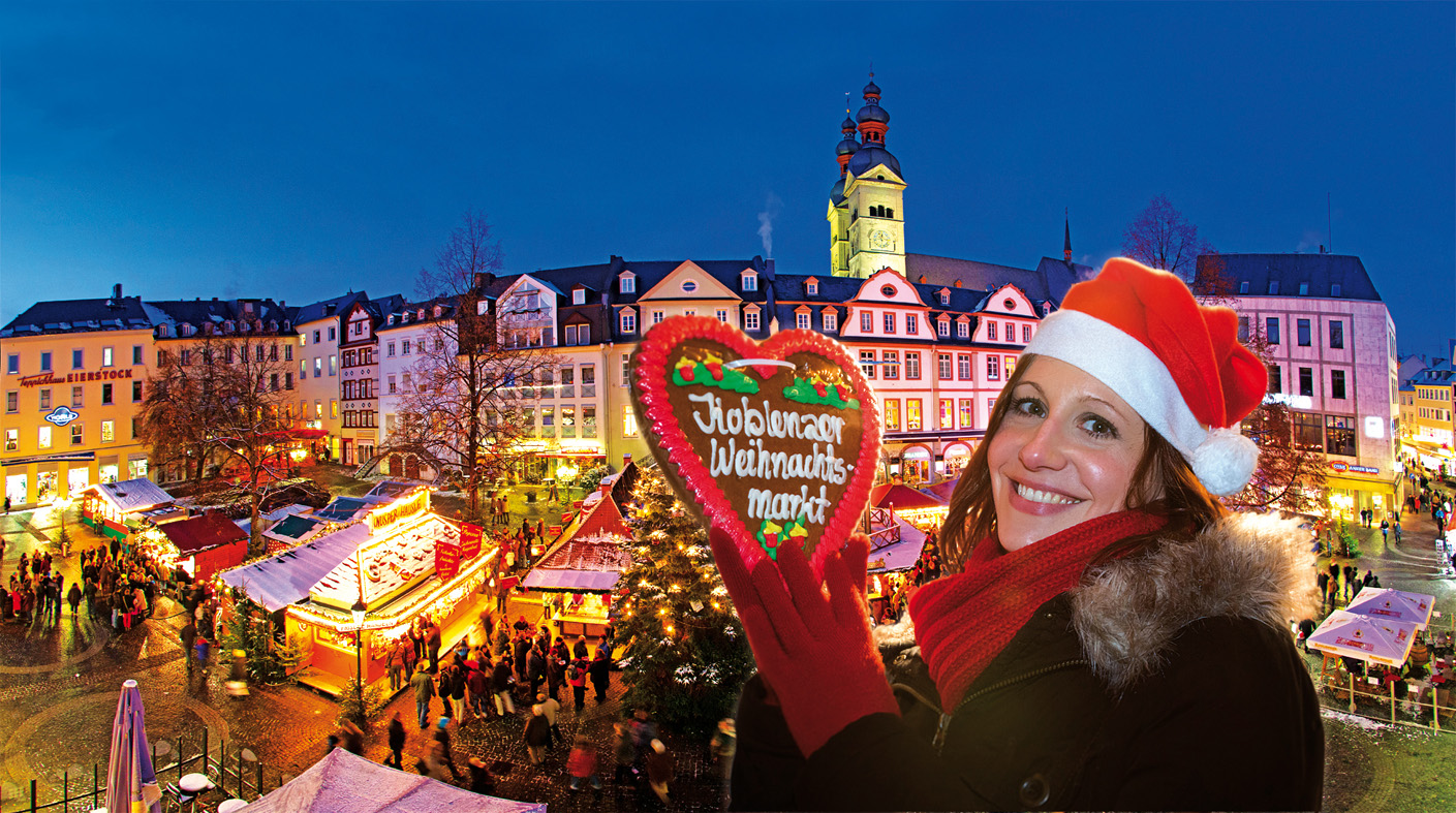 Romantischer Weihnachtsmarkt in Koblenz Romantischer Weihnachtsmarkt in Koblenz