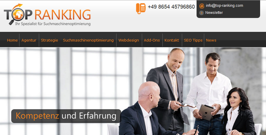TOP RANKING GmbH, Experten für Suchmaschinenoptimierung