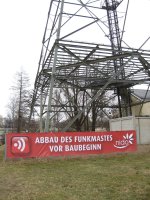 Der Funkmast in München-Karlsfeld ist zur Freude der Anwohner inzwischen abgebaut