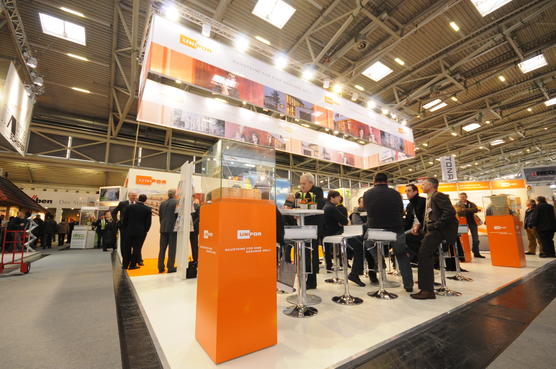 BAU 2015: Messebesucher können sich am Unipor-Stand (Halle A3, Stand 320) zu den Neuheiten der Unipo