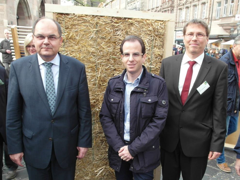 v.l.n.r Bundeslandwirtschaftsminister Christian Schmidt (CSU), Michael Lohr (BAUnatour), Dirk Scharm v.l.n.r Bundeslandwirtschaftsminister Christian Schmidt (CSU), Michael Lohr (BAUnatour), Dirk Scharm