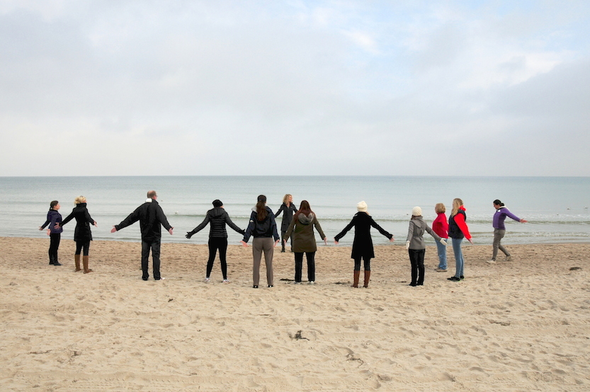 Zum Programm der Pre-Convention-Tour gehörte auch ein Aktivangebot am Strand des Ostseebades Binz. Zum Programm der Pre-Convention-Tour gehörte auch ein Aktivangebot am Strand des Ostseebades Binz.
