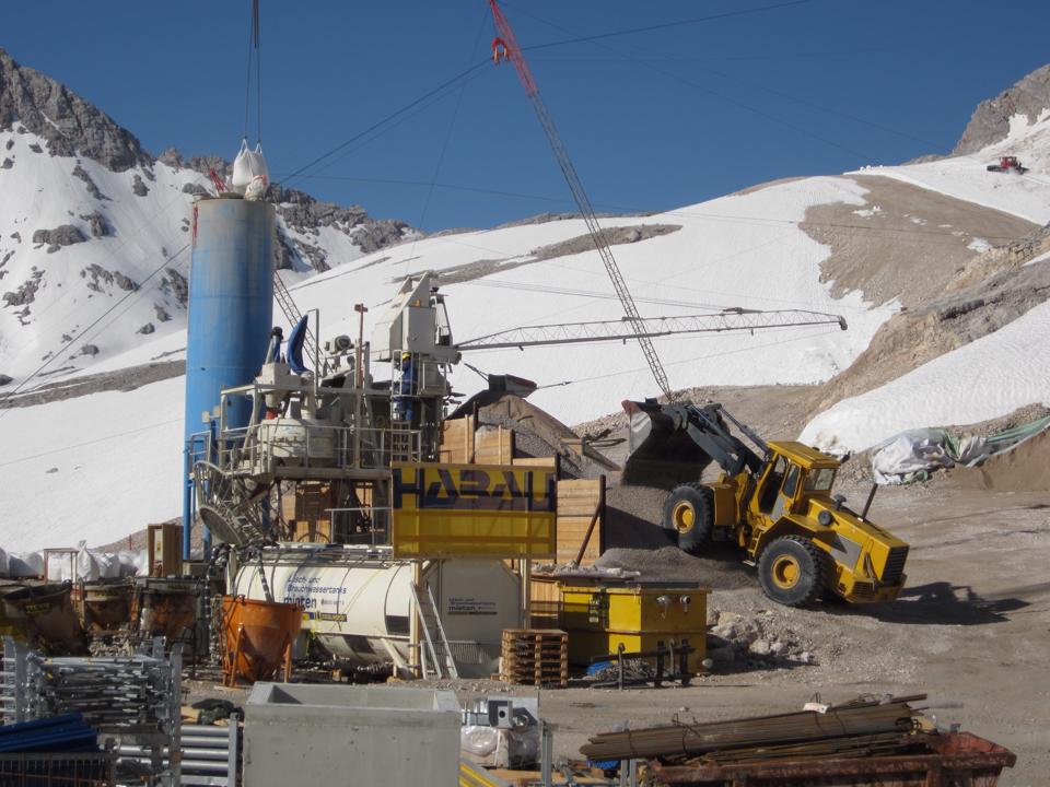 Zieglmeier Löschwassertank auf der Zugspitze