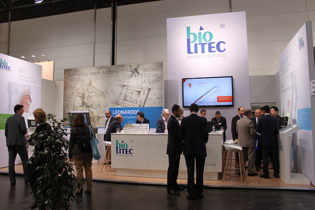 biolitec Messestand Medica 2014 biolitec Messestand Medica 2014