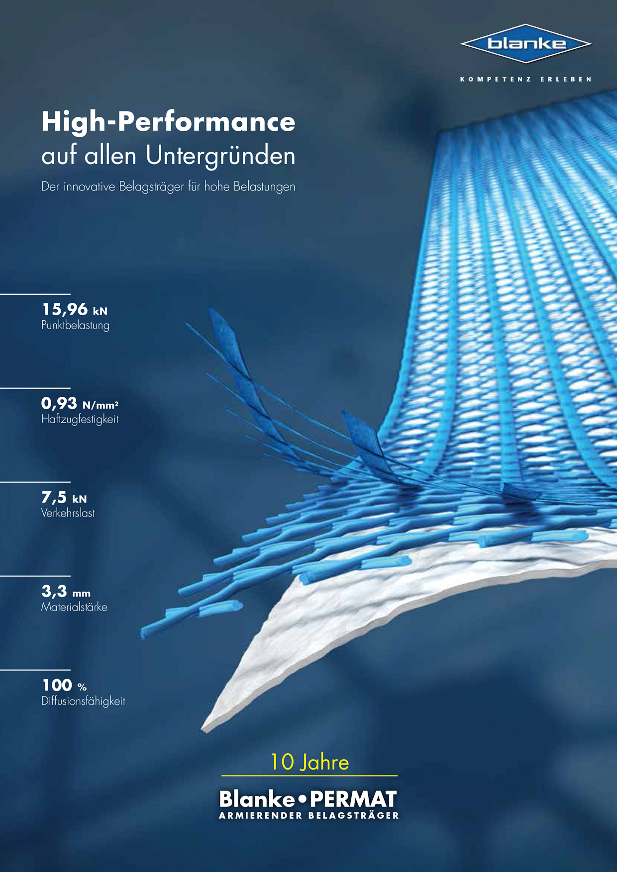 Blanke PERMAT Jubiläum?10 Jahre Armierung unter Fliesen Blanke PERMAT Jubiläum?10 Jahre Armierung unter Fliesen