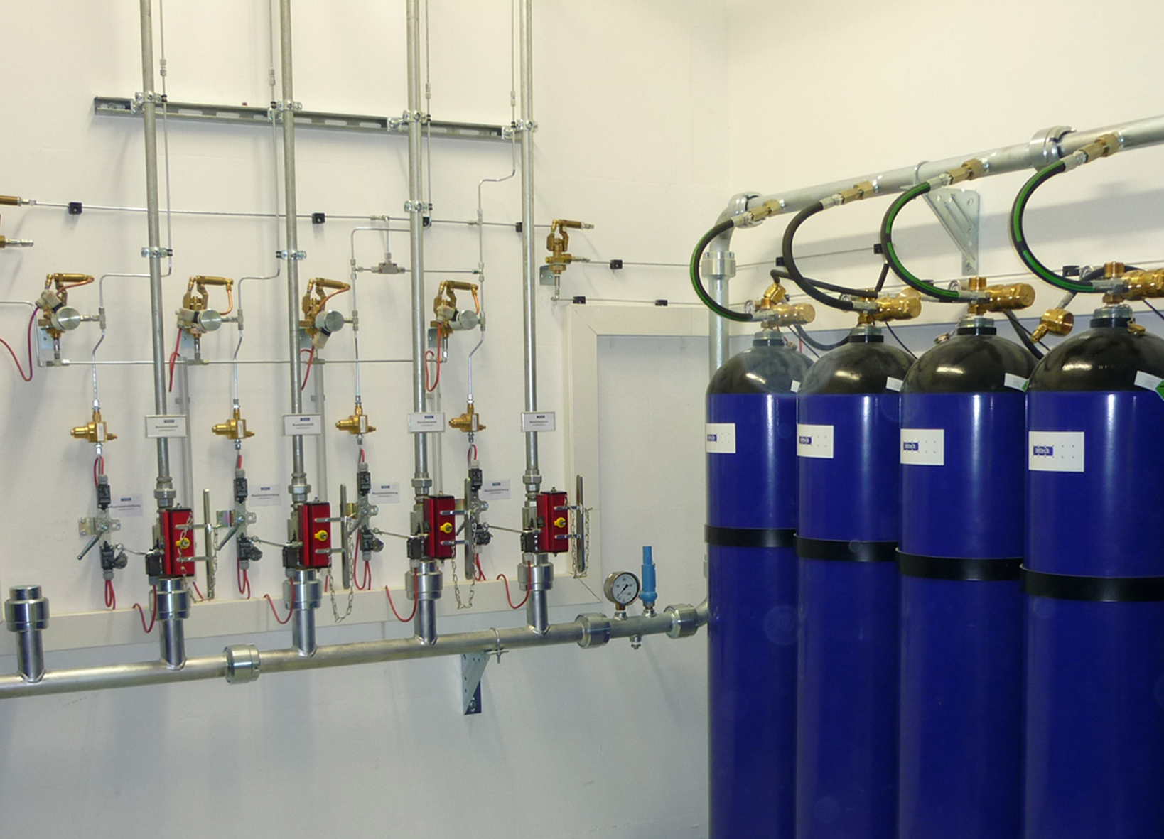 Inertgas-Löschanlage der Imtech Brandschutz GmbH
