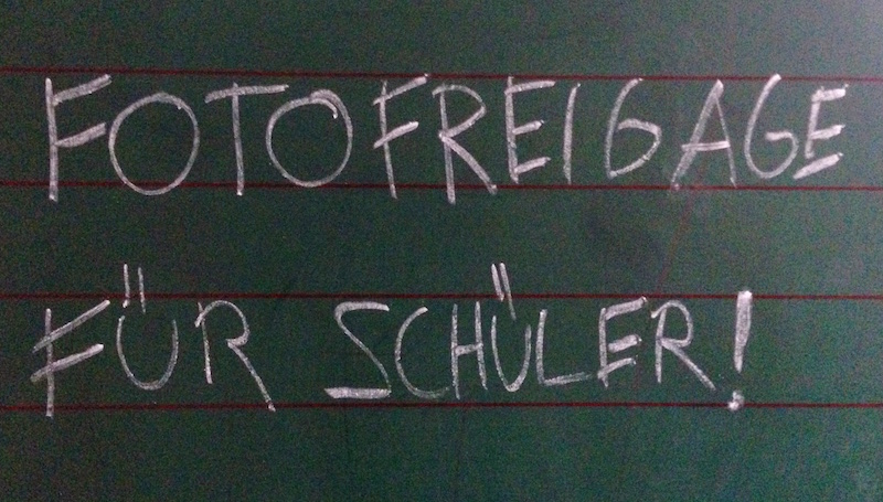 Fotofreigabe für Schüler Fotofreigabe für Schüler