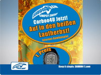 Carboo4U Internet-Gewinnspiel „Auf in den heißen Laufherbst“ Carboo4U Internet-Gewinnspiel „Auf in den heißen Laufherbst“