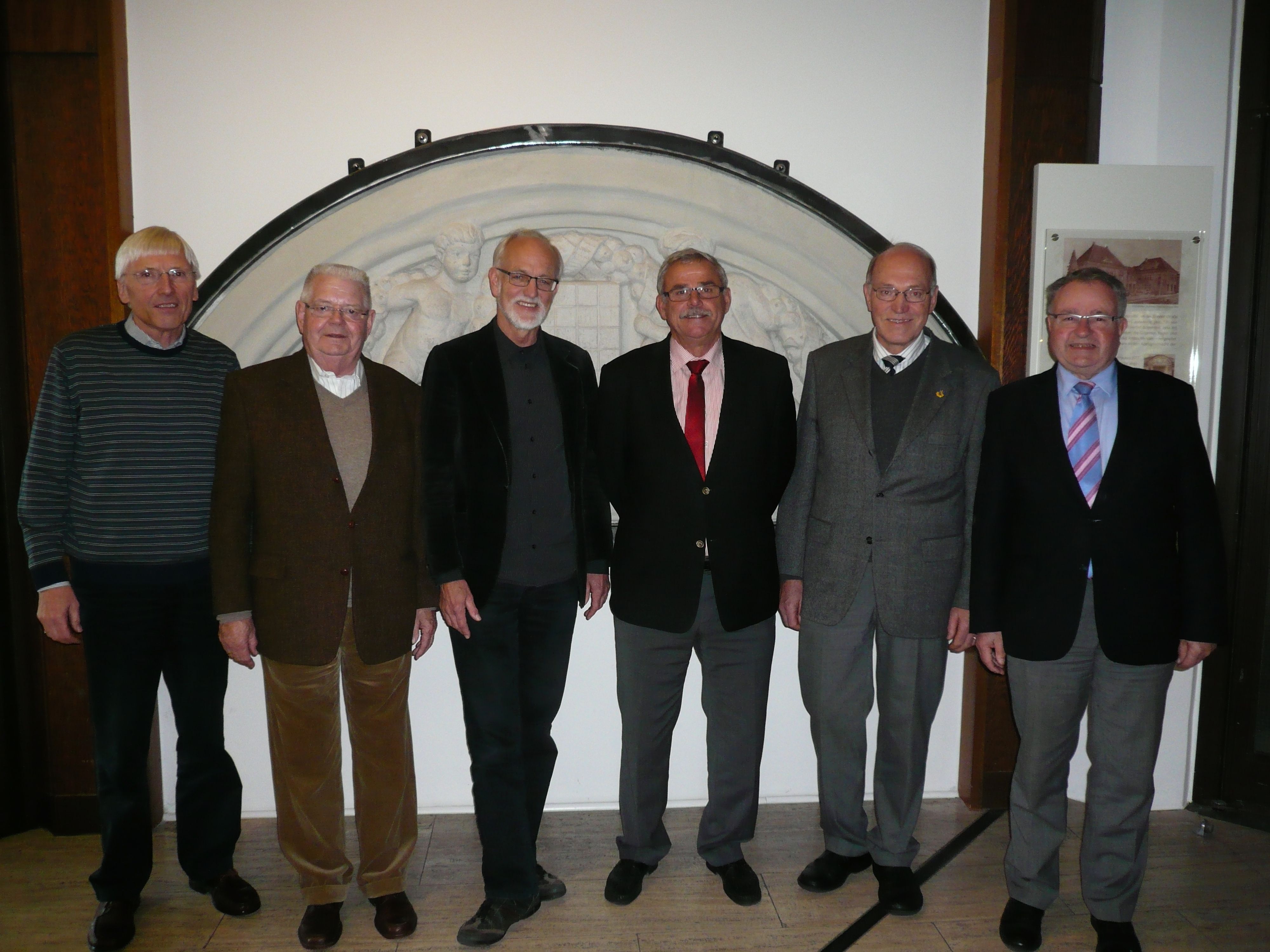 v.l.n.r. Hassemer, Löhr, Wagner, Poqué, Henßen, Müllerleile. Es fehlt Frau Taubach.