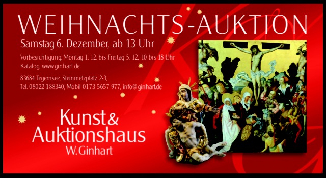 Originelle Geschenke bei der Weihnachtsauktion am 6.Dezember Originelle Geschenke bei der Weihnachtsauktion am 6.Dezember