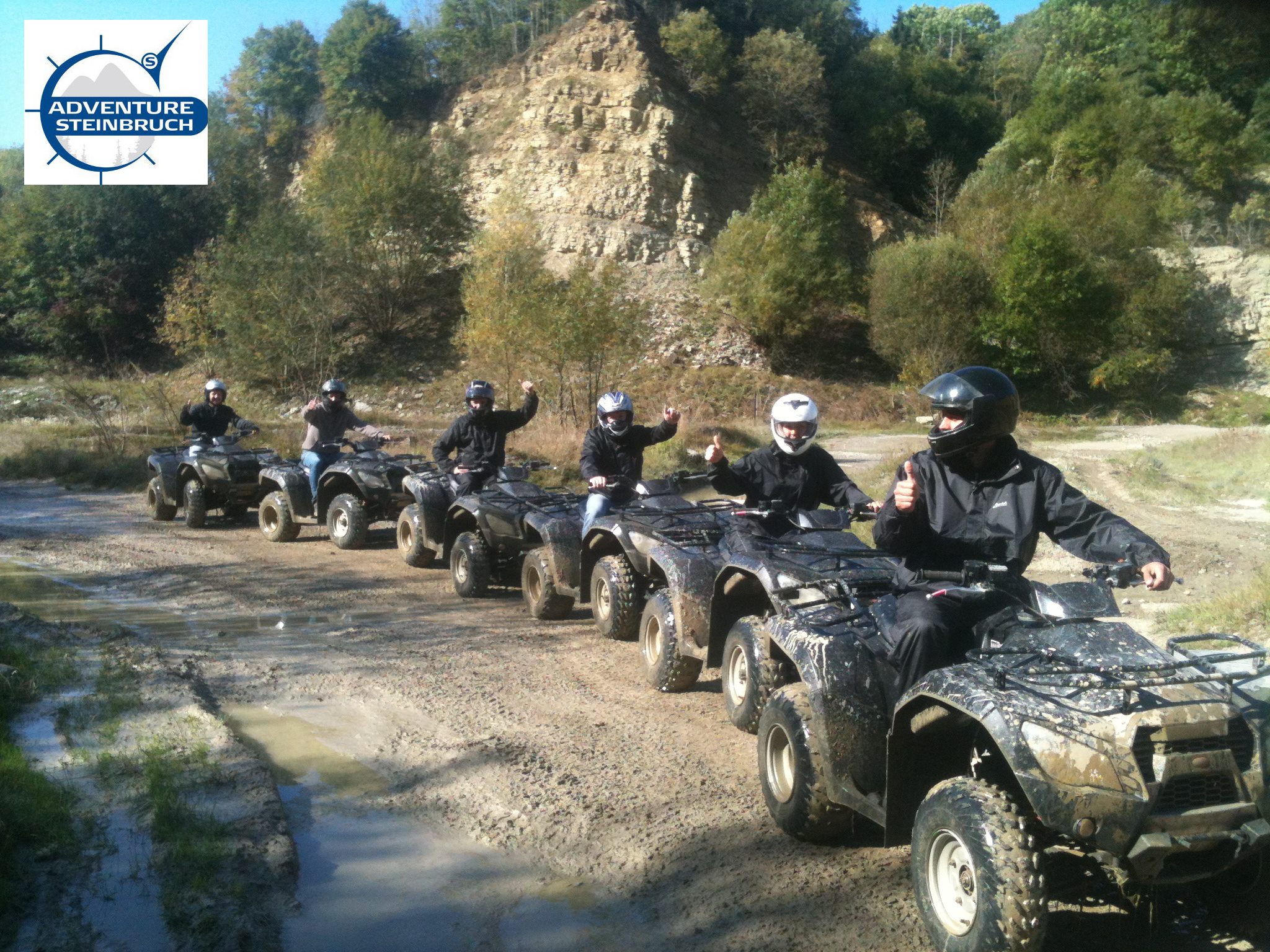 Quad Gruppe im AdventureSteinbruch Quad Gruppe im AdventureSteinbruch