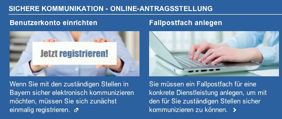 In Bayern ist nun eine sichere elektronische Kommunikation mit Behörden möglich. In Bayern ist nun eine sichere elektronische Kommunikation mit Behörden möglich.