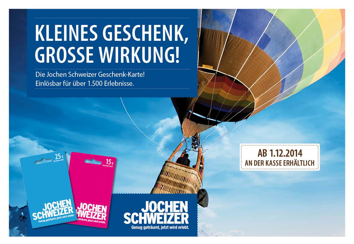 Jochen Schweizer Werbung bei Lidl Jochen Schweizer Werbung bei Lidl