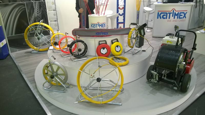 HSW-B 750, Kabeljet, Kabelmax, Kati-Blitz, Twist sowie viele weitere Produkte gab es zu sehen. HSW-B 750, Kabeljet, Kabelmax, Kati-Blitz, Twist sowie viele weitere Produkte gab es zu sehen.