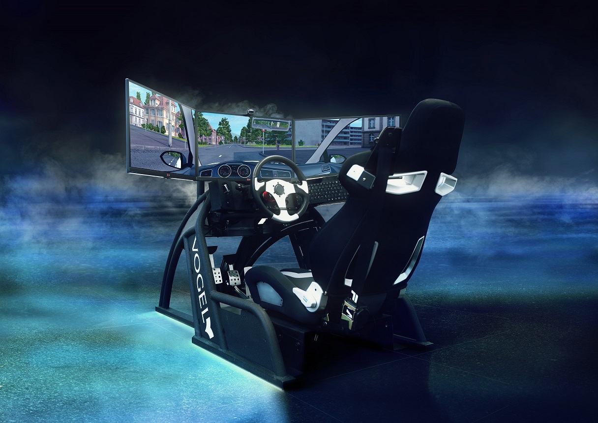 Der neue Fahrsimulator von Fanatec / Vogel Verlag Der neue Fahrsimulator von Fanatec / Vogel Verlag