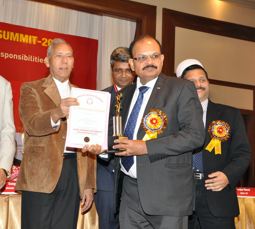 BAG India gewinnt den?International Achievers Award?.