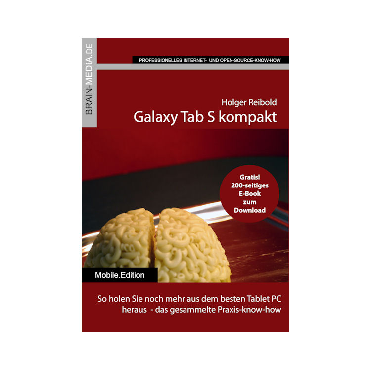 Fast 370 Seiten umfasst das bislang einzige Buch zum Galaxy Tab S. Fast 370 Seiten umfasst das bislang einzige Buch zum Galaxy Tab S.