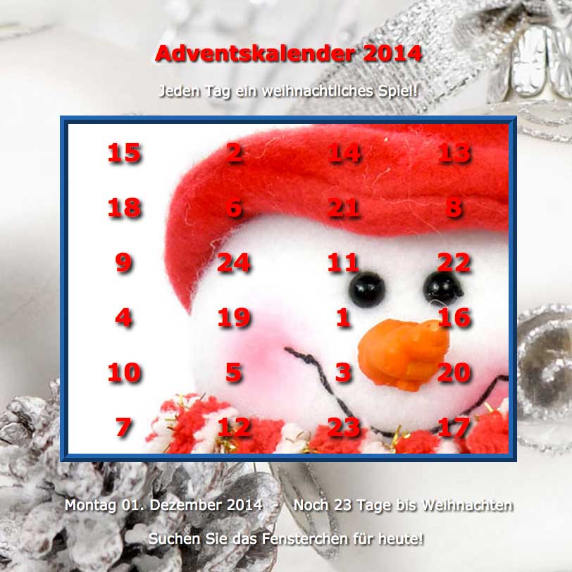 interaktiver Adventskalender interaktiver Adventskalender