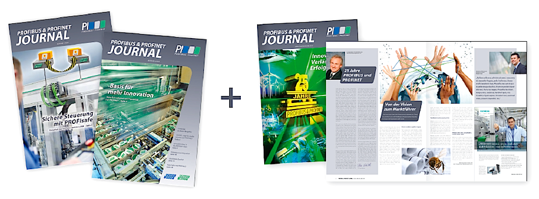 Im Jahr 2015 erscheinen 3 Ausgaben desPROFIBUS+PROFINET Journal