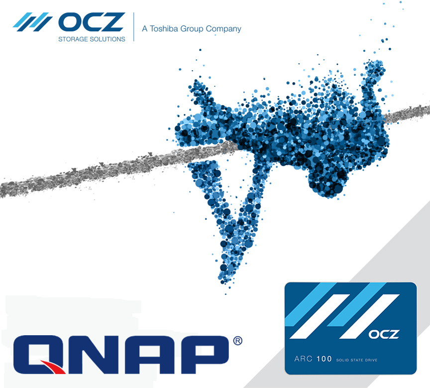 QNAP NAS und OCZ ARC 100 SSD: Optimale Speicherlösung durch Kooperation (Bildquelle: QNAP Systems, I