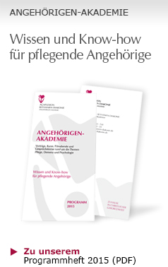 Wissen und know how für pflegende Angehörige Wissen und know how für pflegende Angehörige